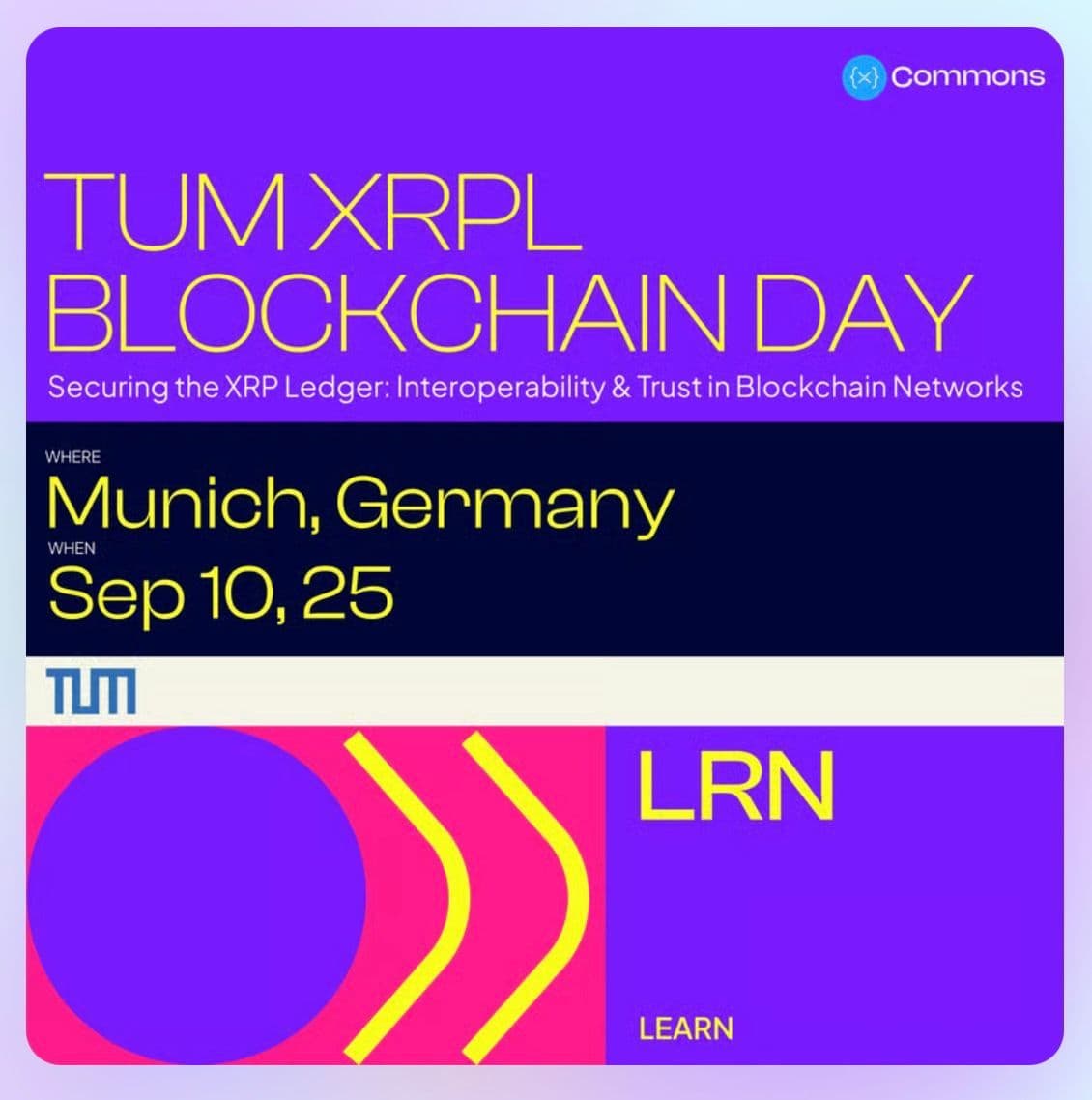 TUM XRPL Blockchain Day TUM XRPL Blockchain Day